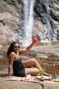 Luxurious Breakfast at the Waterfall