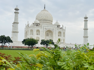 Views of the Taj Mahal from a different angle